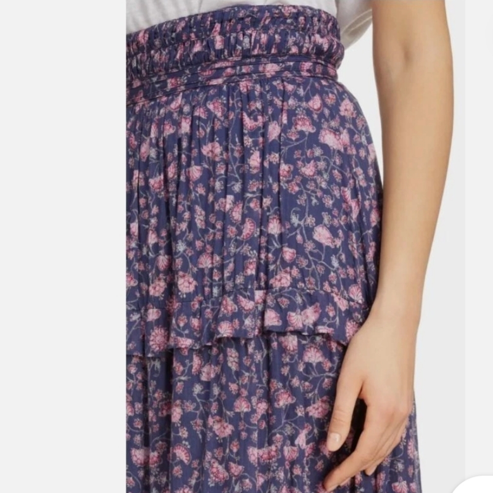 Floral Isabel Etoile Marant Maxi Skirt, Size 42 (approximate US size 6)